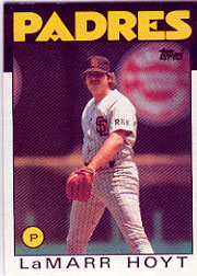 1986 Topps Baseball Cards      380     LaMarr Hoyt